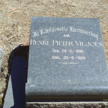 VILJOEN Henri Pieter 1890-1954