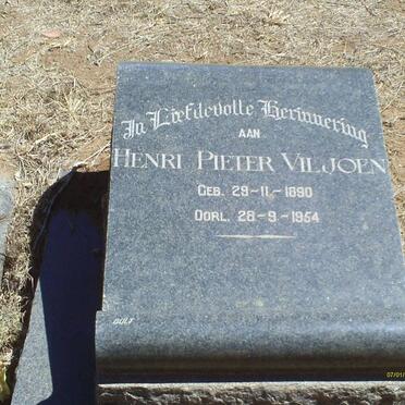VILJOEN Henri Pieter 1890-1954
