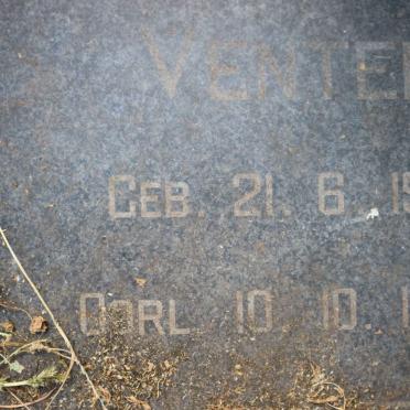 VENTER Erasmus Albertus 1914-1968