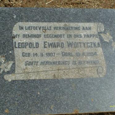 WOITYCZKA Leopold Eward 1907-1934