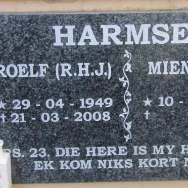 HARMSE R.H.J. 1949-2008 &amp; W.C. 1948-
