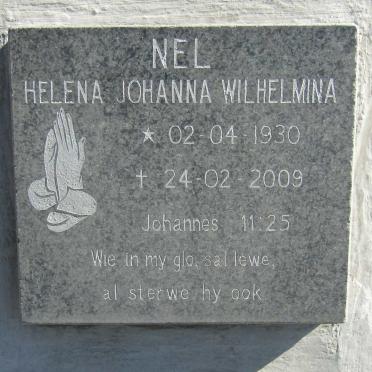 NEL Helena Johanna Wilhelmina 1930-2009