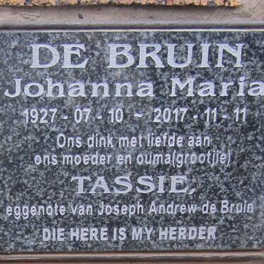 BRUIN Johanna Maria, de 1927-2017