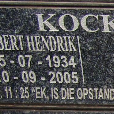KOCK Lambert Hendrik 1934-2005