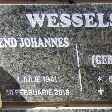 WESSELS Barend Johannes 1941-2019 &amp; Louis HUGO 1944-