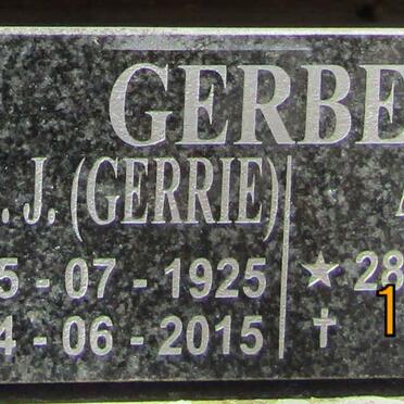 GERBER A.L.J. 1925-2015 &amp; Anna S. 1937-