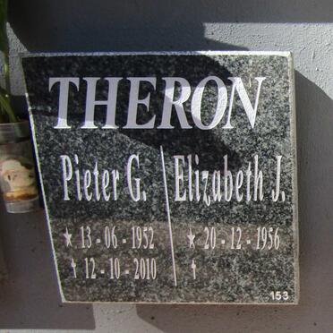 THERON Pieter G. 1952-2010 &amp; Elizabeth J. 1956-