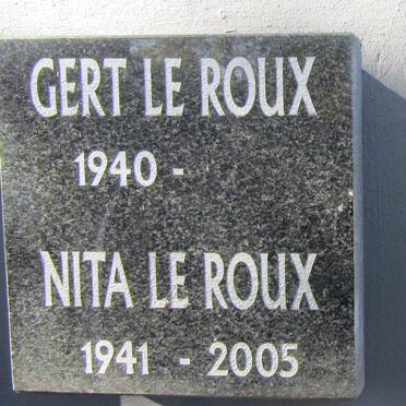 ROUX Gert, le 1940- &amp; Nita 1941-2005
