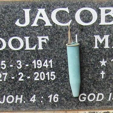 JACOBS Dolf 1941-2015 & Martie 1944 -
