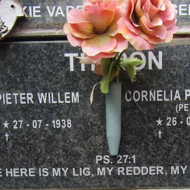 THERON Pieter Willem 1938- & Cornelia Petronella 1943 -