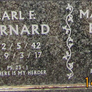 BARNARD Carl F. 1942-2017 & Magdalena C. 1943-2016