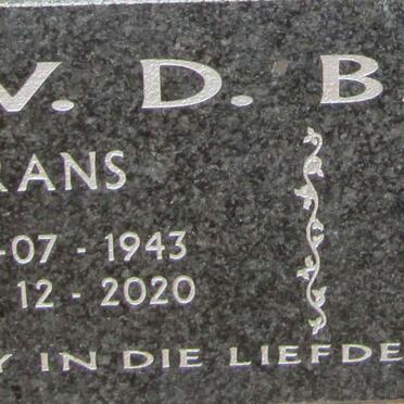BERG Frans, v.d. 1943-2020 & Annetjie 1950-