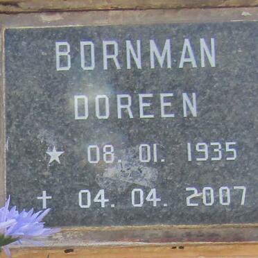 BORNMAN Doreen 1935-2007