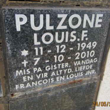 PULZONE Louis F. 1949-2010