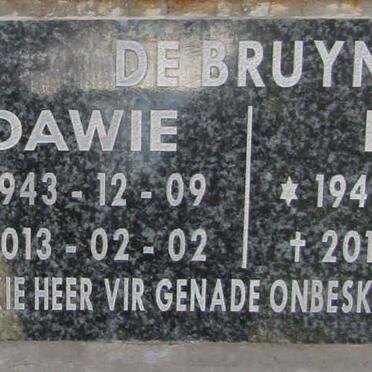 BRUYN Dawie, de 1943-2013 &amp; Ria 1946-2010