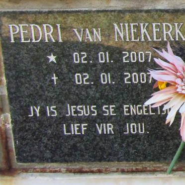 NIEKERK Pedri, van 2007-2007
