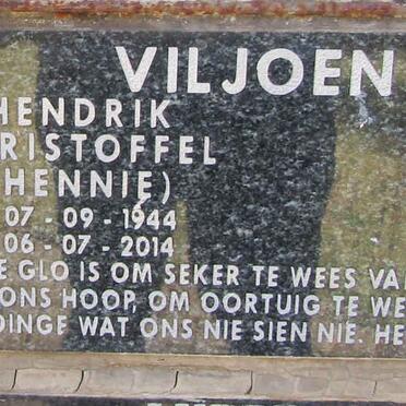 VILJOEN Hendrik Christoffel 1944-2014