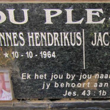 PLESSIS Johannes Hendrikus, du 1964- &amp; Jacoba Gertruida 1968-2018