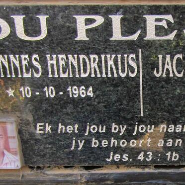 PLESSIS Johannes Hendrikus, du 1964- &amp; Jacoba Gertruida 1968-2018