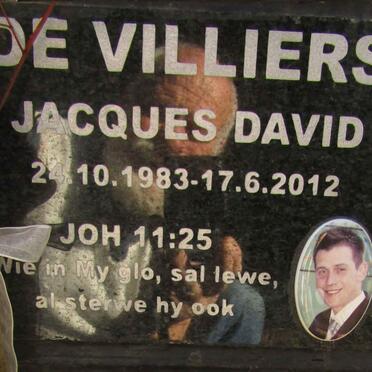 VILLIERS Jacques David, de 1983-2012