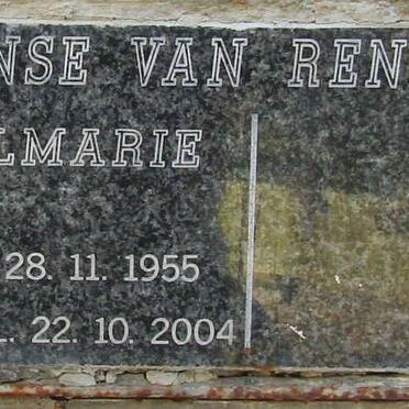 RENSBURG Elmarie, Janse van 1955-2004