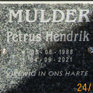 MULDER Petrus Hendrik 1988-2021
