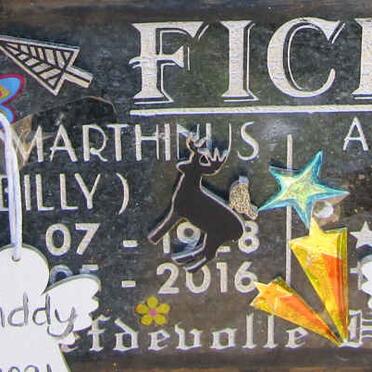 FICK Petrus Marthinus 192?-2016 &amp;  Anna Catharina 1937-2017