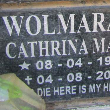WOLMARANS Cathrina Maria 1931-2014
