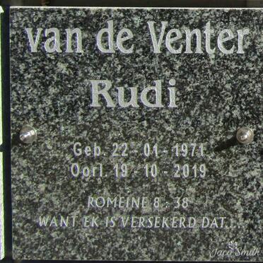VENTER Rudi, van de 1971-2019
