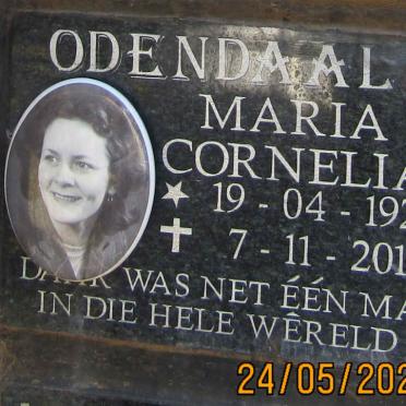 ODENDAAL Maria Cornelia 1926-2010