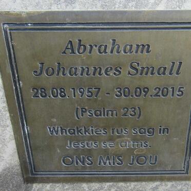 SMALL Abraham Johannes 1957-2015