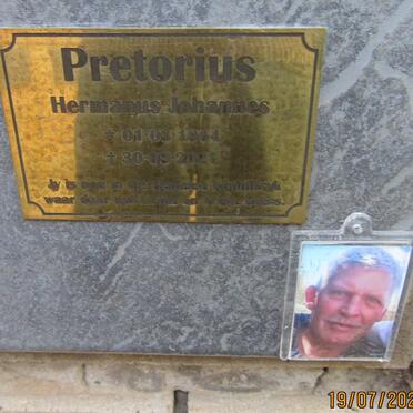 PRETORIUS Hermanus Johannes 1964-2021