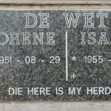 WET Corene, de 1951-  :: WET Isabel, de 1955 -