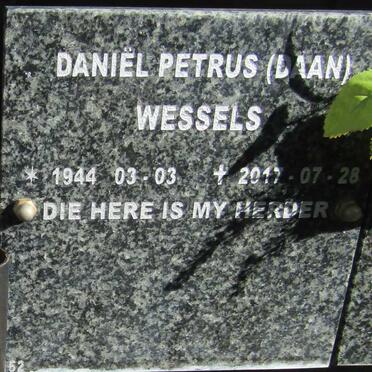WESSELS Daniel Petrus 1944-2017