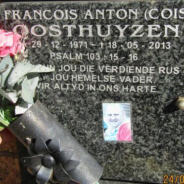 OOSTHUYZEN Francois Anton 1971-2013