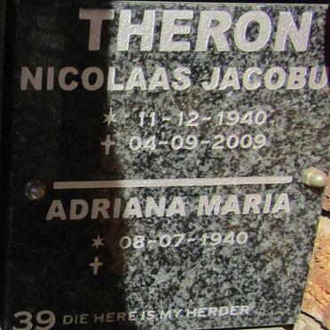 THERON Nicolaas Jacobus 1940-2009 &amp; Adriana Maria 1940-