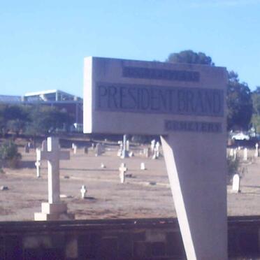 01. Pres. Brand cemetery / begraafplaas