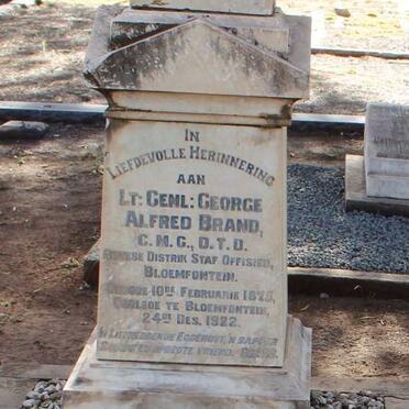 BRAND George Alfred 1875-1922