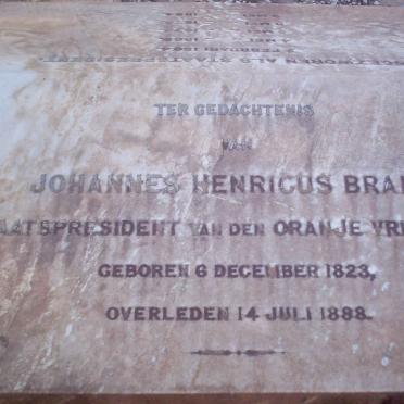 BRAND Johannes Henricus 1823-1888