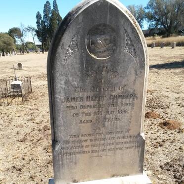 CUMBERS James Henry -1898