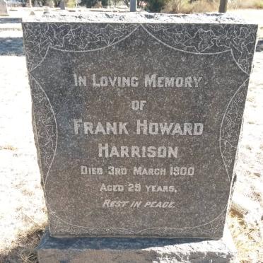 HARRISON Frank Howard -1900