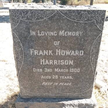 HARRISON Frank Howard -1900