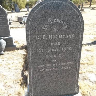 HOLMYARD C.B. -1898
