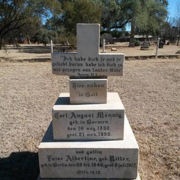 MÖNNIG Carl August 1832-1895 &amp; Luise Albertine RITTER 1840-1917