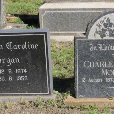 MORGAN Charles William 1873-1945 &amp; Elizabeth Caroline 1874-1959