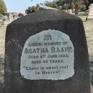 RAAFF Agatha -1893