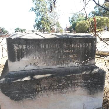 STEPHENSON Robert Wright 1864-1892