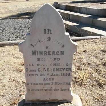 WEDEMEYER Hinreach -1896