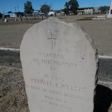 WELSH F. -1900