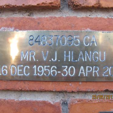 HLANGU V.J. 1956-2003